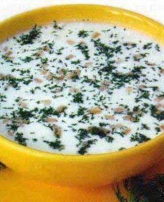Soğuk Ayran Aşı Çorbası