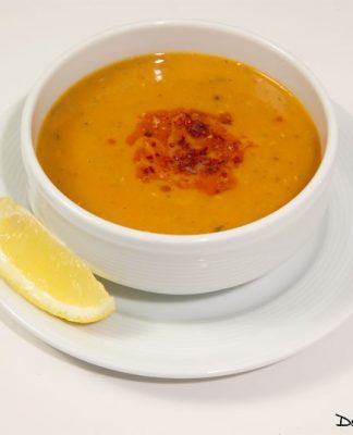 Soslu Mercimek Çorbası