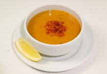 Soslu Mercimek Çorbası